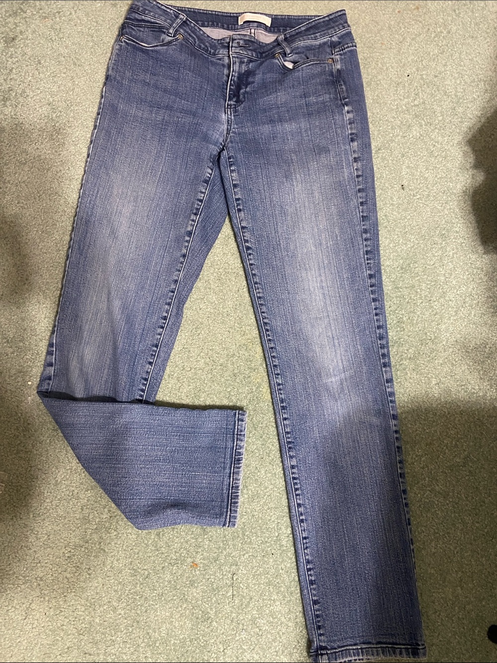 J-Jill Blue Skinny Jeans straight leg